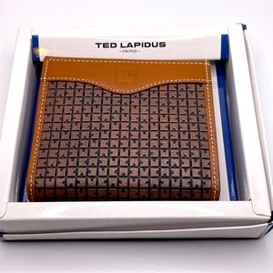 Ted Lapidus Paris Vintage Wallet, New in Box